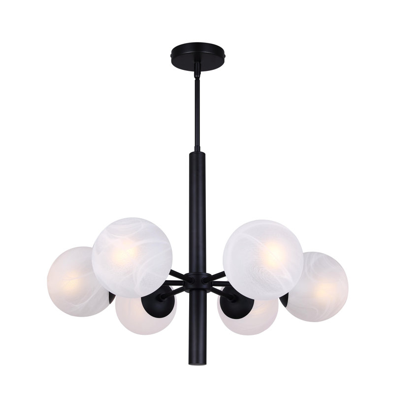 Mackenna 6 Light Rod Chandelier