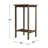Lucius Reddish Folding Bistro Table