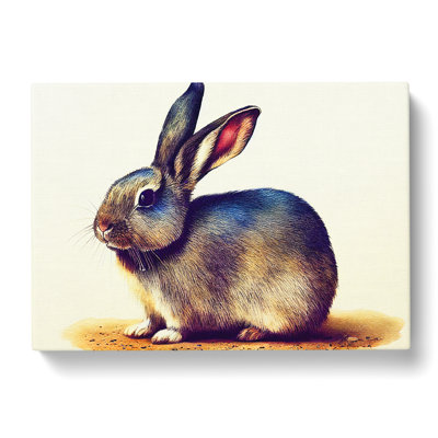 Watercolour Rabbit Vol.1 - Wrapped Canvas Painting
