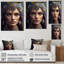 Emika Stylish Bohemian Woman sur impression sur toile-1832982239-1832982226