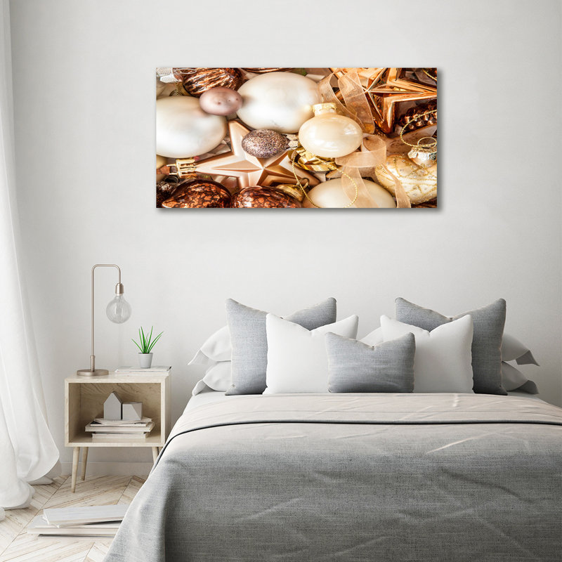 Christmas Baubles - Wrapped Canvas Print