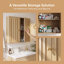 Armoire de rangement murale