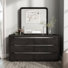 Ensemble commode 6 tiroirs et miroir 2 pièces Barry