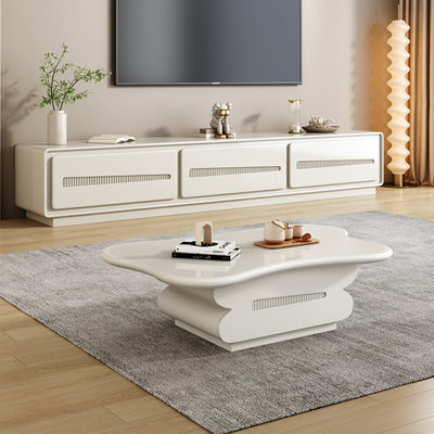 Meuble télé et table basse style français