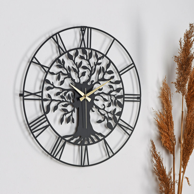 Marshallville Metal Wall Clock, 41cm x 41cm