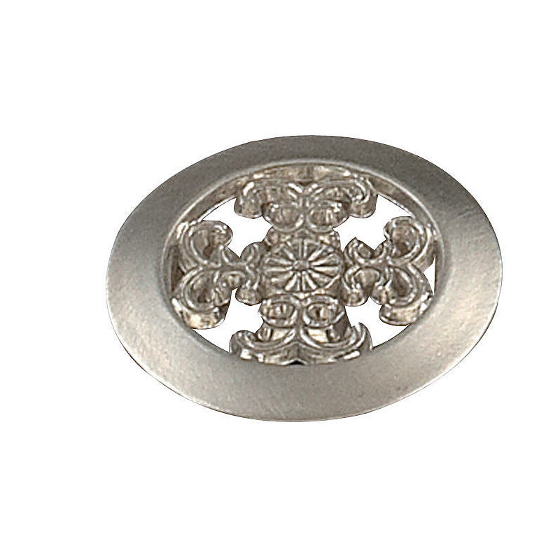 Poignée ronde 1 1/2" de diamètre Expression, Nickel brossé