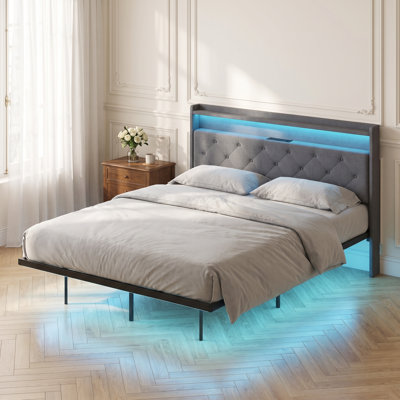 Upholstered Kingsize (5') Bed Frame