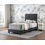 Lit simple en velours noir Modena-83537957-83537958