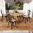 Outdoor Chair Cushions Set of 4 with Machine Washable Cover, Thick Round Seat Cushions for Patio Furniture with Ties, Chair Pads for Dining Chairs Bistro Chairs, 15" x 15" x 3"-14420045