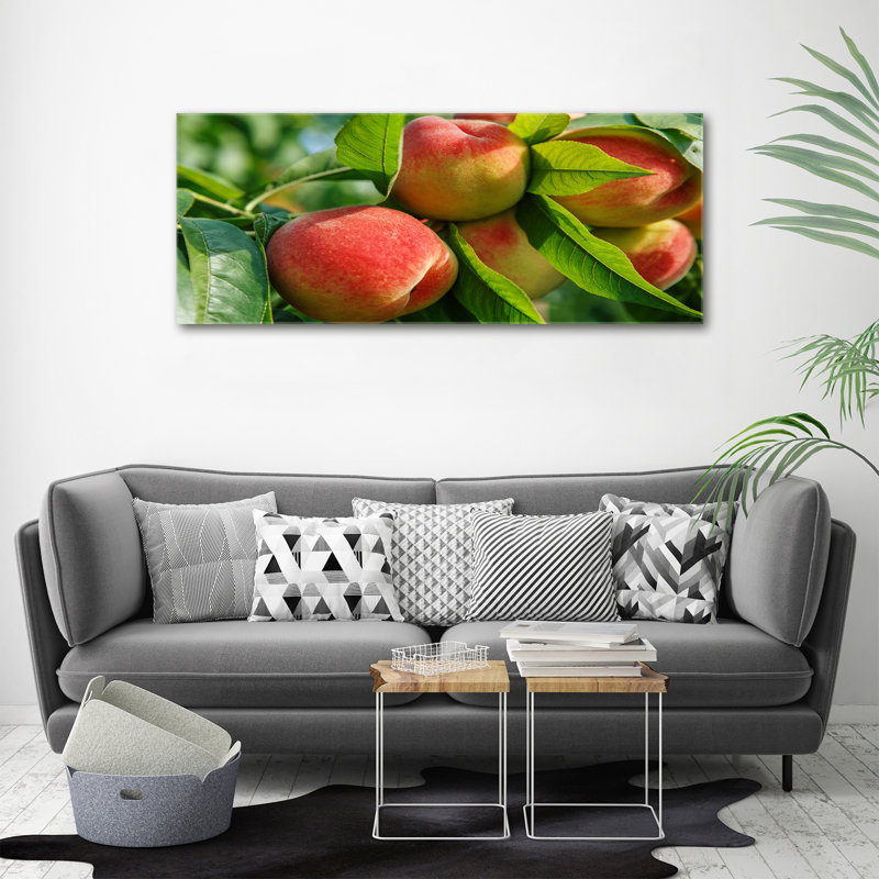 Peaches - Wrapped Canvas Print