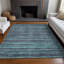 Tapis bleu sarcelle lavable à la machine intérieur / extérieur Xhevrie-755972751