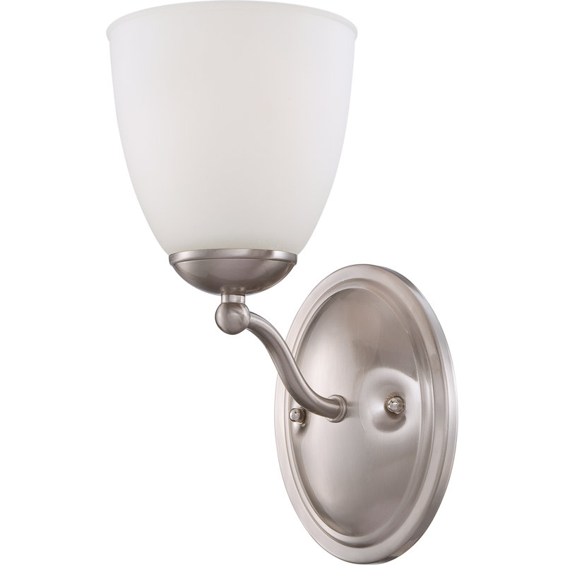 Minidoka Bath Sconce, Brushed Nickel, A19