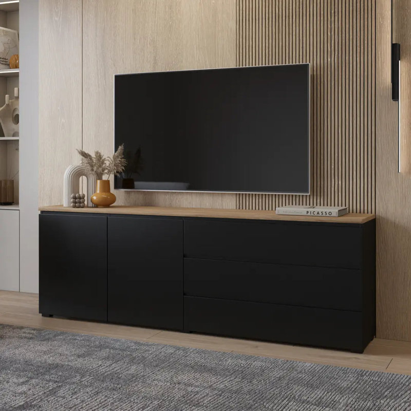 Tavi 200cm Sideboard, Black