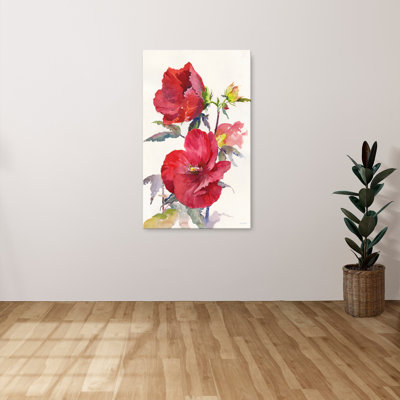 "Hibiscus Glow III" by Theresa Heidel Print on Canvas