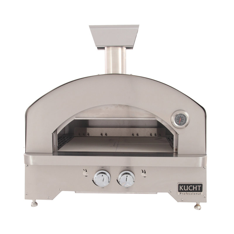 Outdoor/Indoor Portable Propane Gas Pizza Oven, Stainless Steel