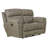Alonii 66" Leather Match Pillow Top Arm Reclining Loveseat-116575422-50597911-50597912