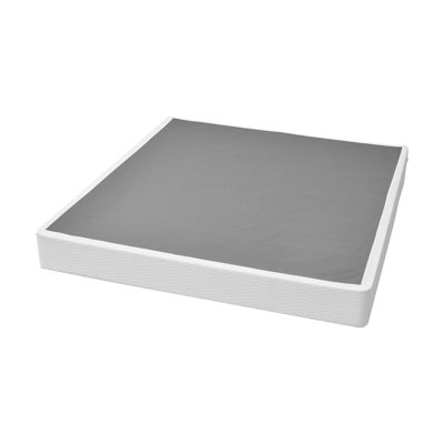 Box Spring, King Size Bed Frame with Washable Fabric Cloth, Heavy Duty Metal Frame for King Bed, 9.1 in Mattress Foundation, 3500 lbs Max Weight Capacity, Easy Assembly, 79.1 x 75.8 x 9.1 in