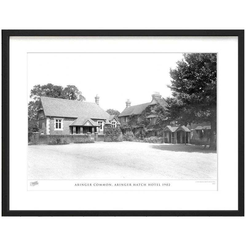 Abinger Common, Abinger Hatch Hotel 1902 by Francis Frith - Single Picture Frame Print, 60cm H x 80cm W  x 2.3cm D