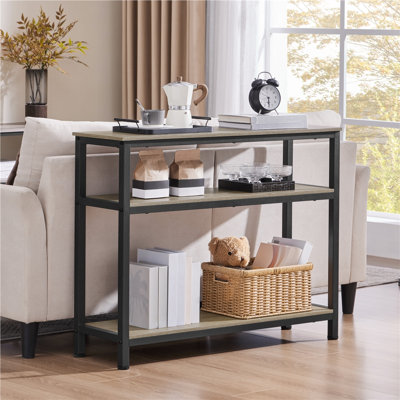 Lenoir 40''W 3-Layer Narrow Console Table