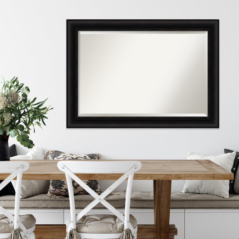 Miroir mural Warren, Noir, 29,5 po x 41,5 po