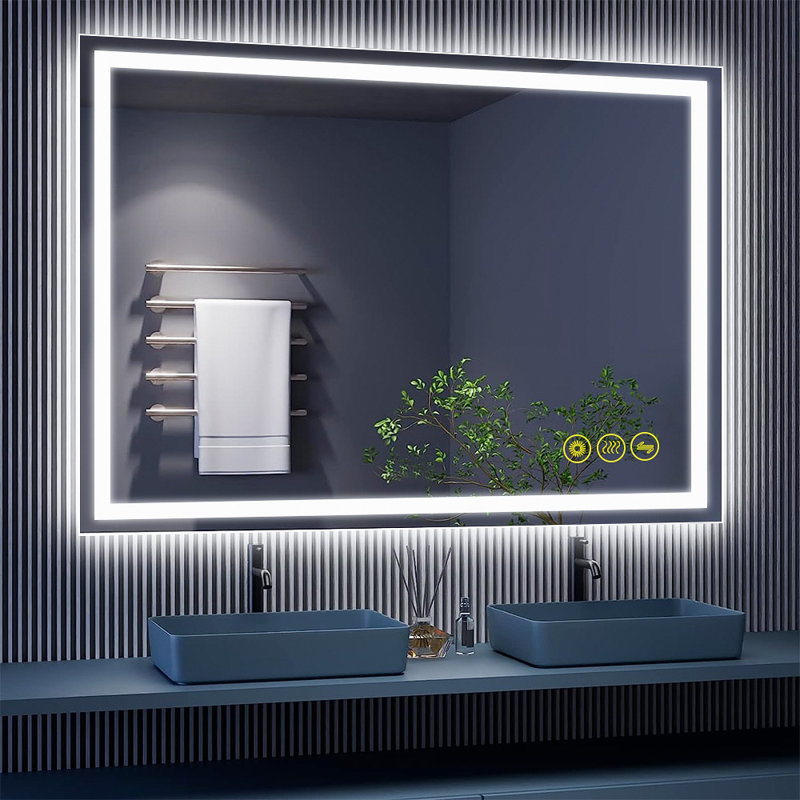 Miroir mural Helga, H 36 po x l 28 po x P 1,2 po