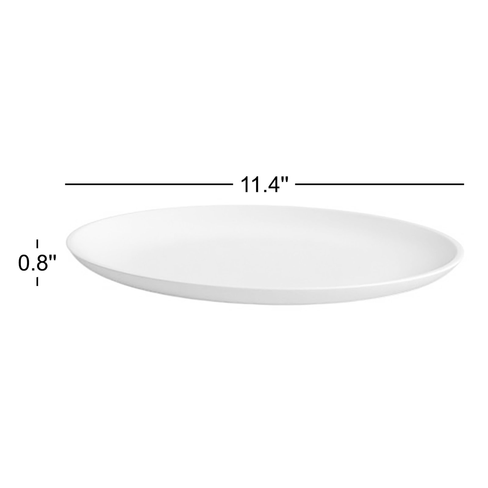 Borgen 11" Dinner Plate, Muslin
