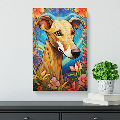 Whippet Nouveau - Print