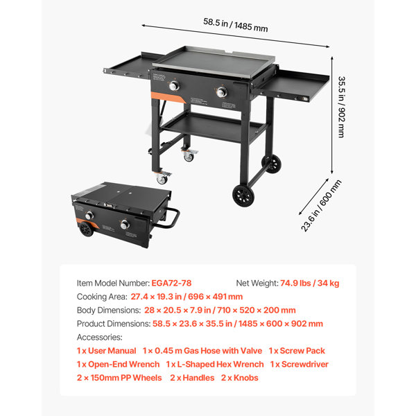 Dimensions du produit