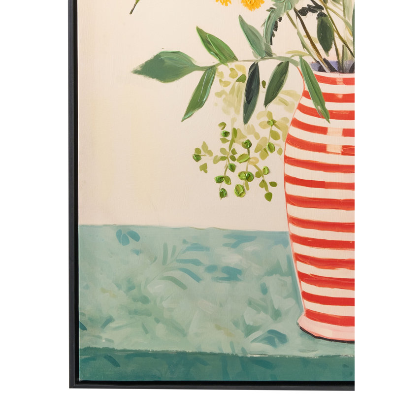 1 Piece Floater Frame Painting on Canvas