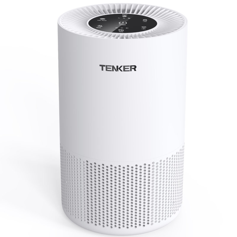 Tour Purificateur d'air pour grande maison Pi. Avec filtre HEPA H13, blanc