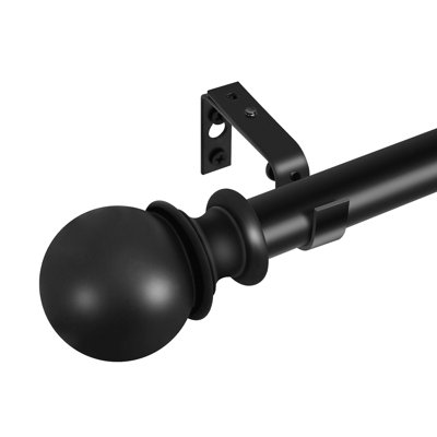 Tringle à rideaux en métal à tringle à rideaux simple réglable pour l'intérieur et l'extérieur