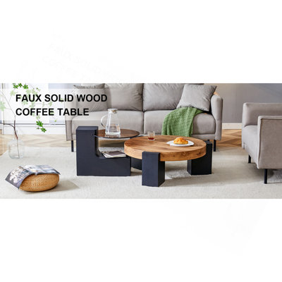 La table basse à deux étages détachable, le design élégant est plus précieux, et la conception détachable peut rendre l'utilisation de l'espace plus flexible et adaptée à diverses scènes.