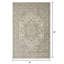 Tapis oriental en polypropylène tissé à la main en gris / brun / beige-498009478