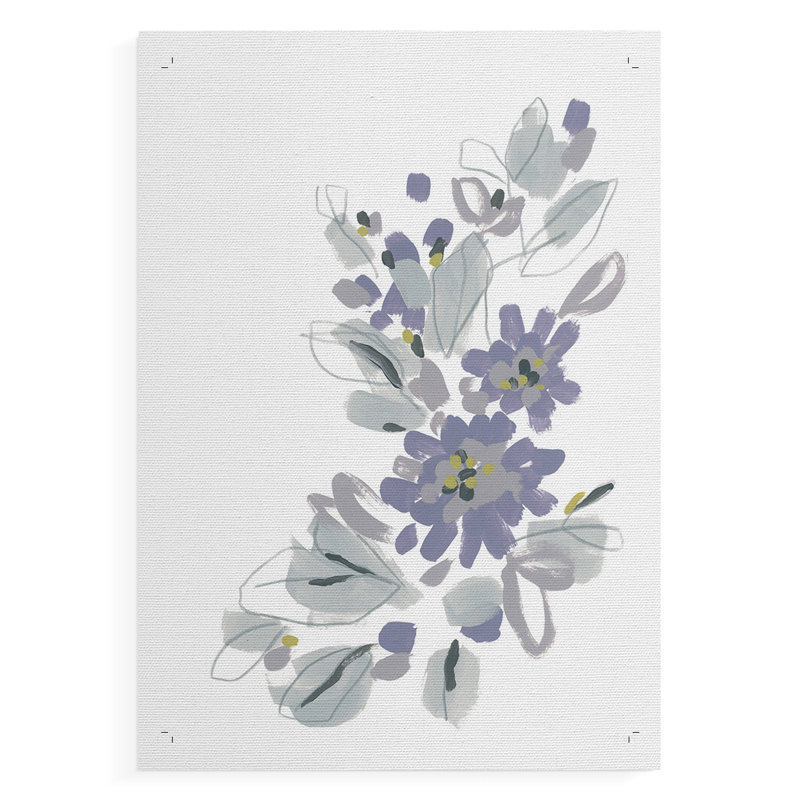 Periwinkle Patch II - Impression sur toile seulement - NON CADRE, H 36 po x l 24 po