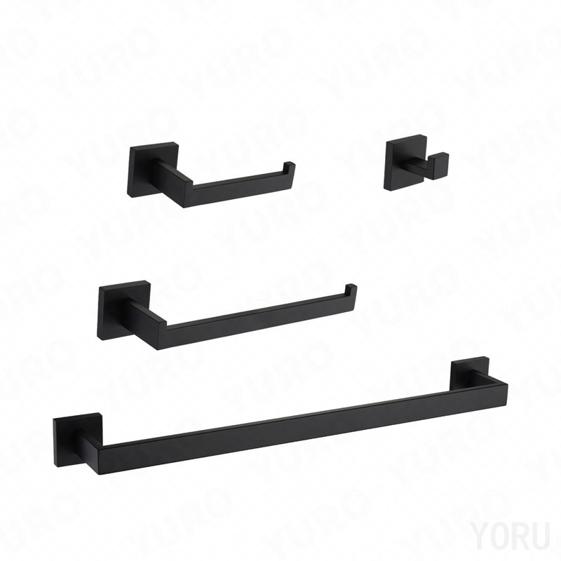 4 - Piece Bathroom Hardware Set, Chrome