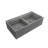 Contempo 36'' L Double Bowl Fireclay Kitchen Sink-86508411