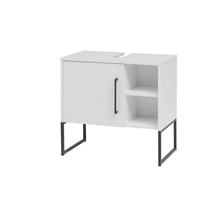 Limone 60.4cm Single Bathroom Vanity Base Only, White