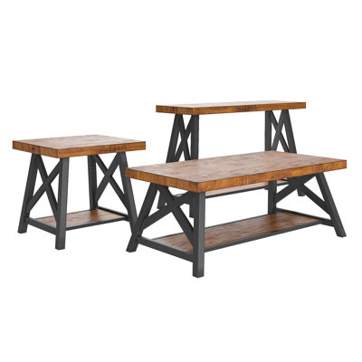 Ensemble de tables basses 2 pièces Iseminger