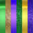 Vert / doré / bleu