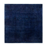 Overdyed One-of-a-Kind 7' 10" X 8' 1" Hand Knotted Area Rug