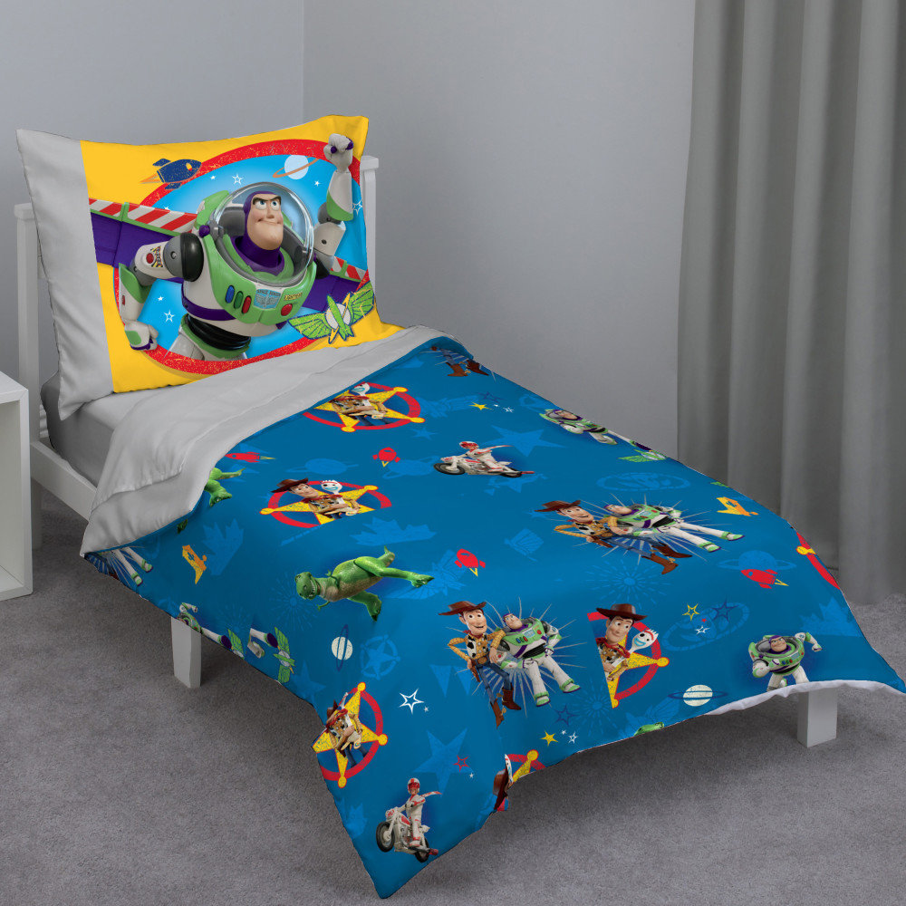 Disney Toy Story 4 Piece Toddler Bedding Set & Reviews | Wayfair
