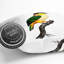 A Black-Headed Parrot Square Throw Cushion-56188749