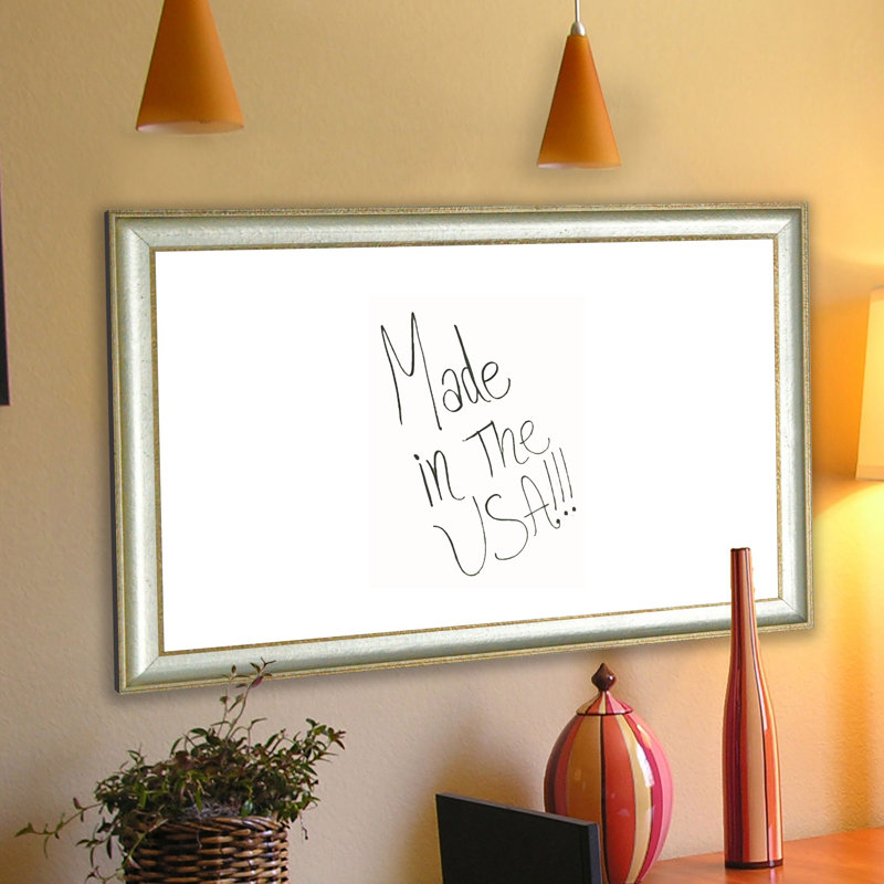 Dry Erase Board, 3'4" H x 2'10" W
