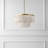 4 - Light Dimmable Tiered Chandelier