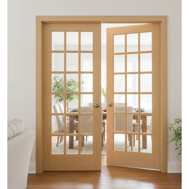 Dalle française 15-Lite pin brut 80 po x 36 po avec trousse, 36 po x 80 po