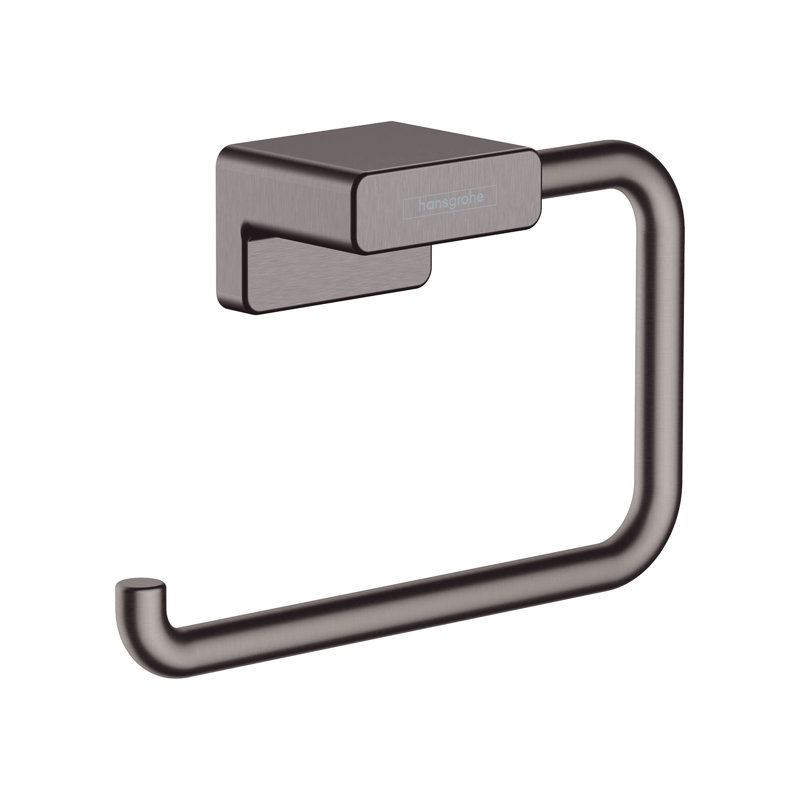 hansgrohe AddStoris Towel Ring, Brushed Black Chrome