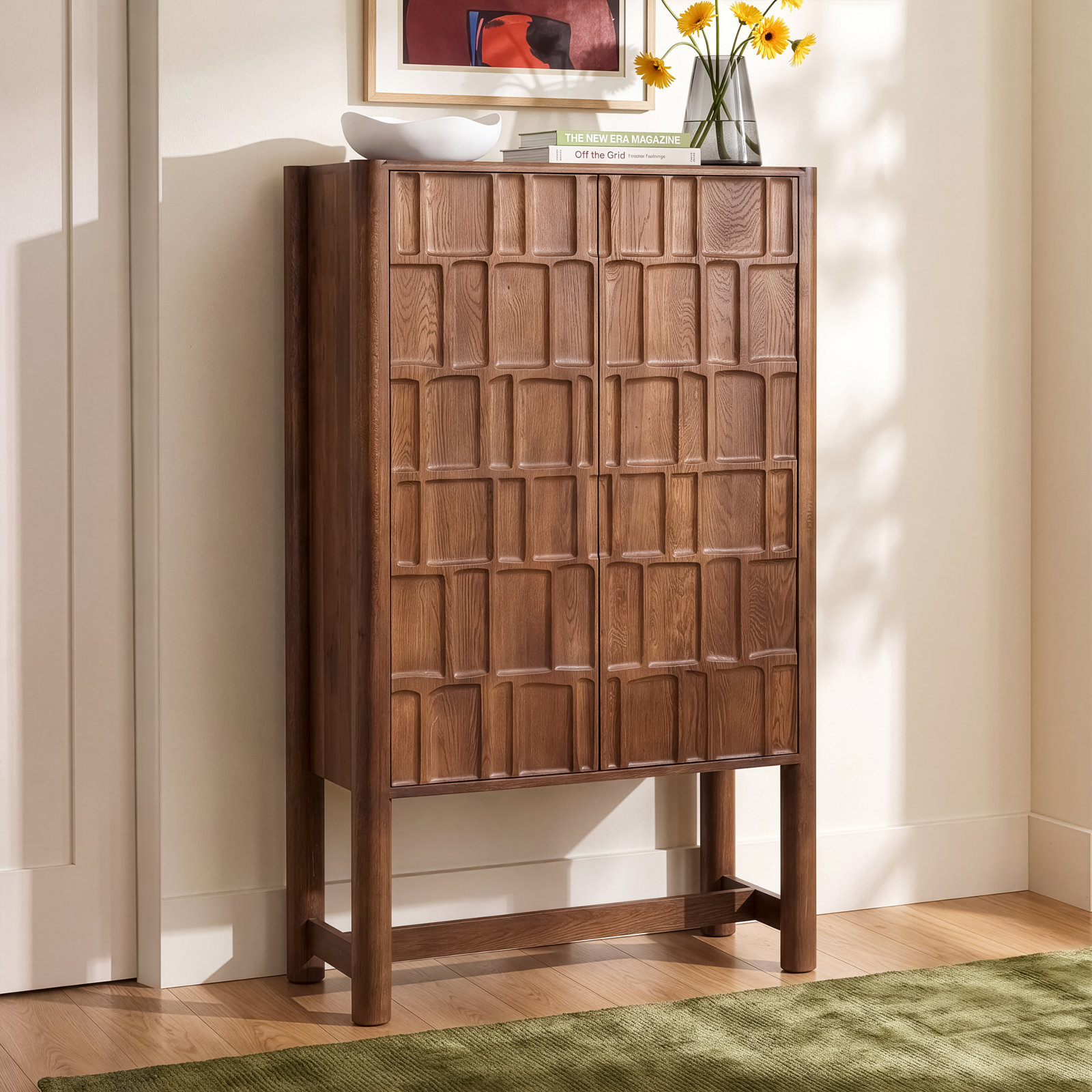 Junie Accent Cabinet, Brown