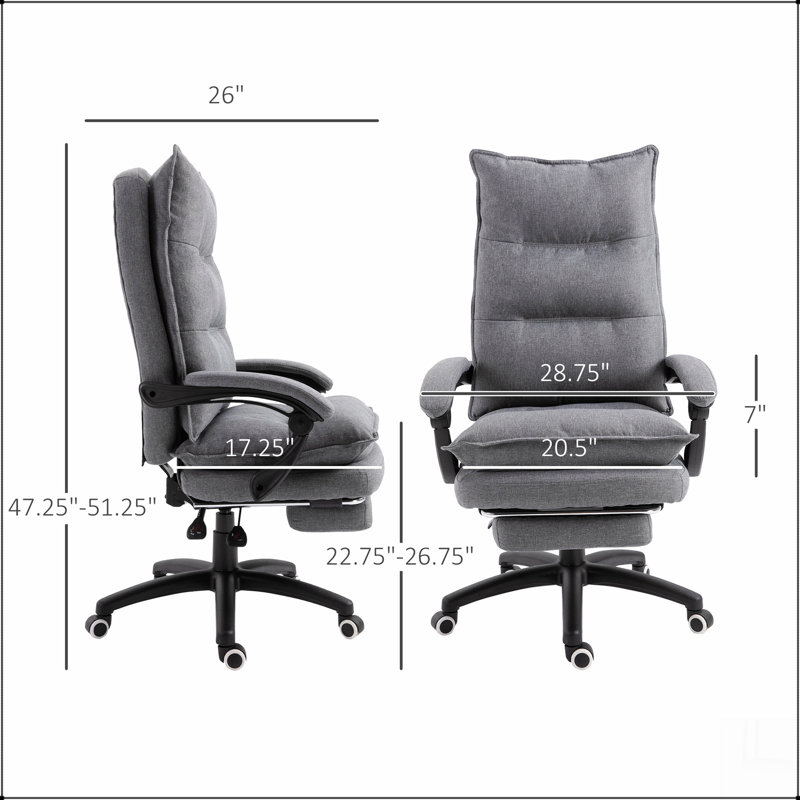Fauteuil inclinable et pivotant à 360 °