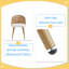 Chaise de salle à manger confortable en osier durable, ensemble à deux places, chaise de salle à manger moderne, coussin de siège de style bohémien de style médiéval en éponge douce