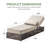 Laguna Outdoor Patio Chaise Lounge Chair, Luxury Rattan Recliner With 6-Position Backrest & 5-Inch Thick Cushions Set Of 4-1825663701